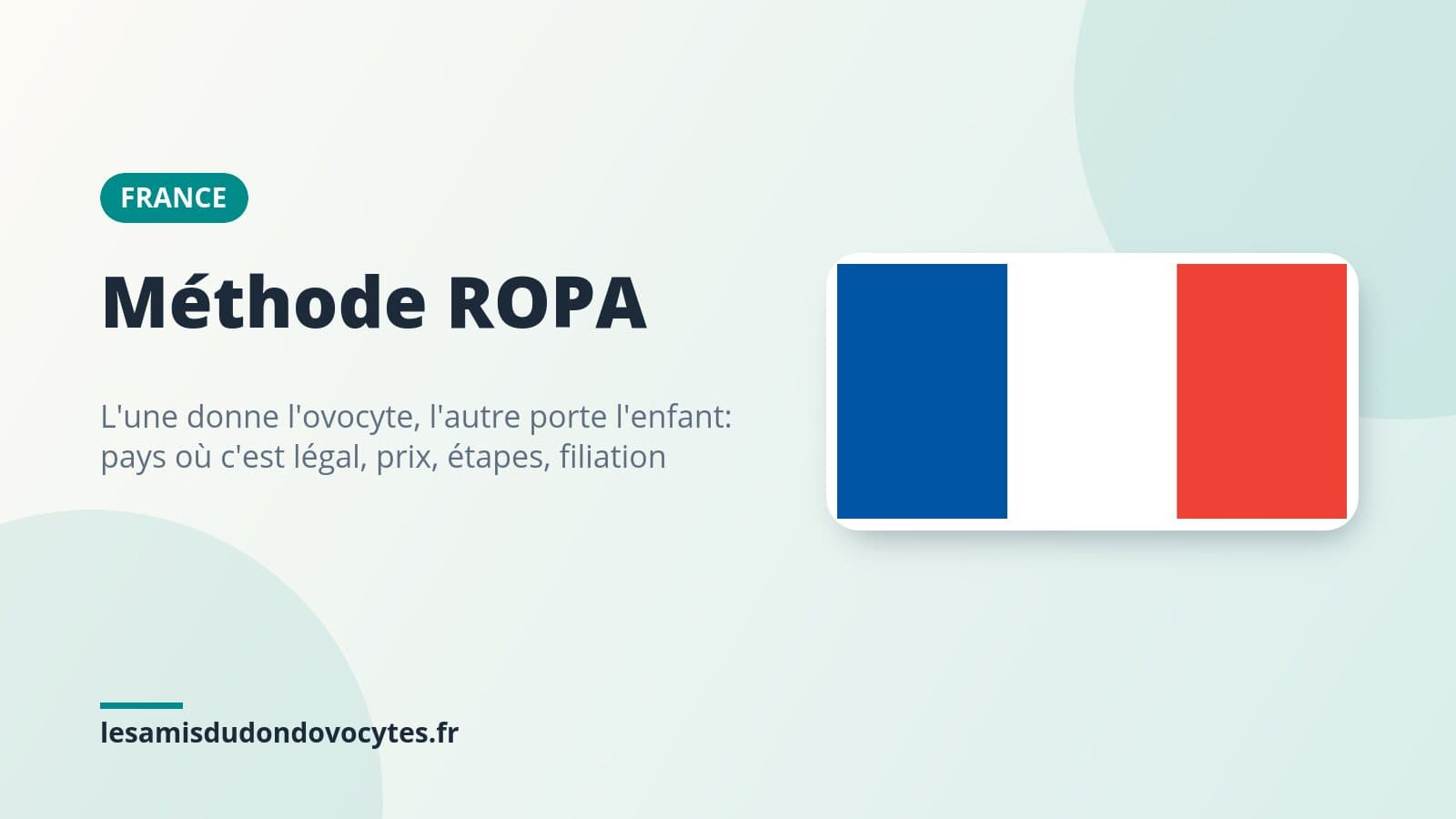 Méthode ROPA: définition, pays où c’est légal, prix et étapes