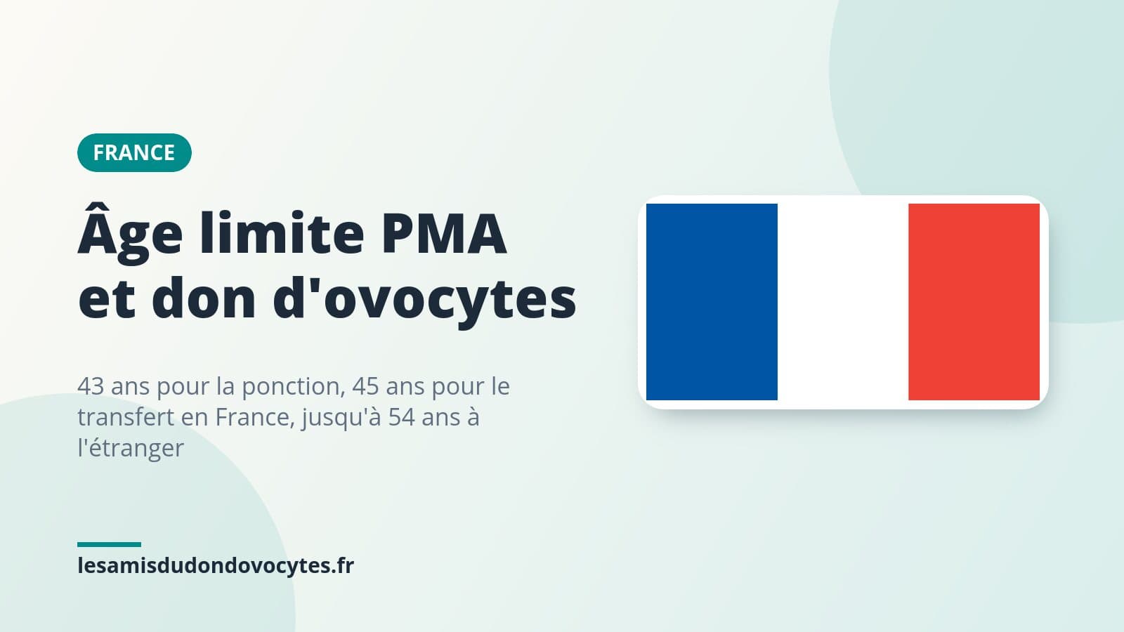Âge limite PMA et don d’ovocytes: jusqu’à quel âge en France et à l’étranger