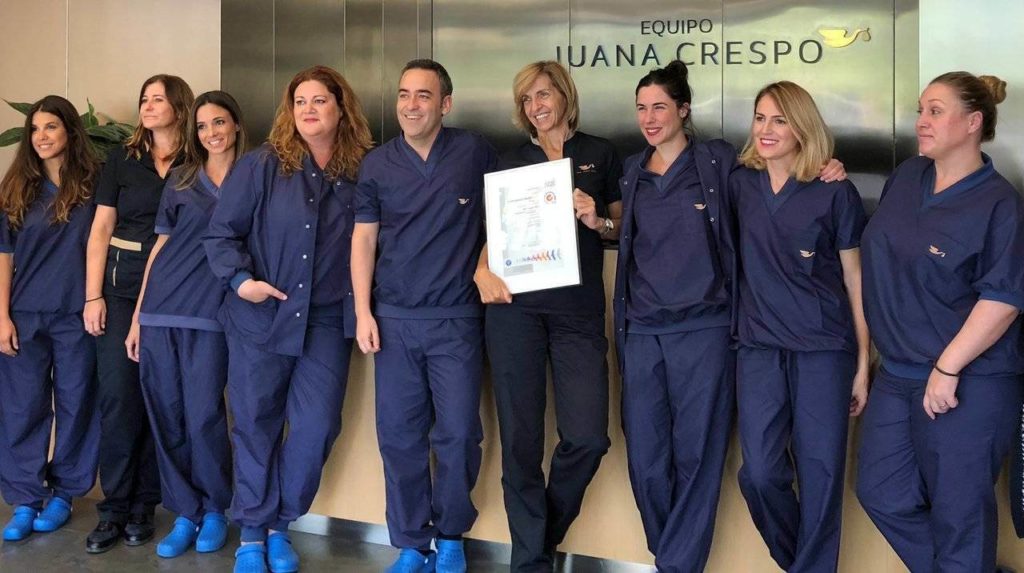 Équipe de la clinique de FIV Equipo Juana Crespo