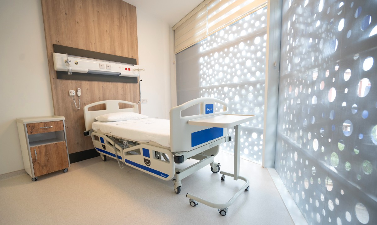 Chambre de patient au centre de FIV Ventus